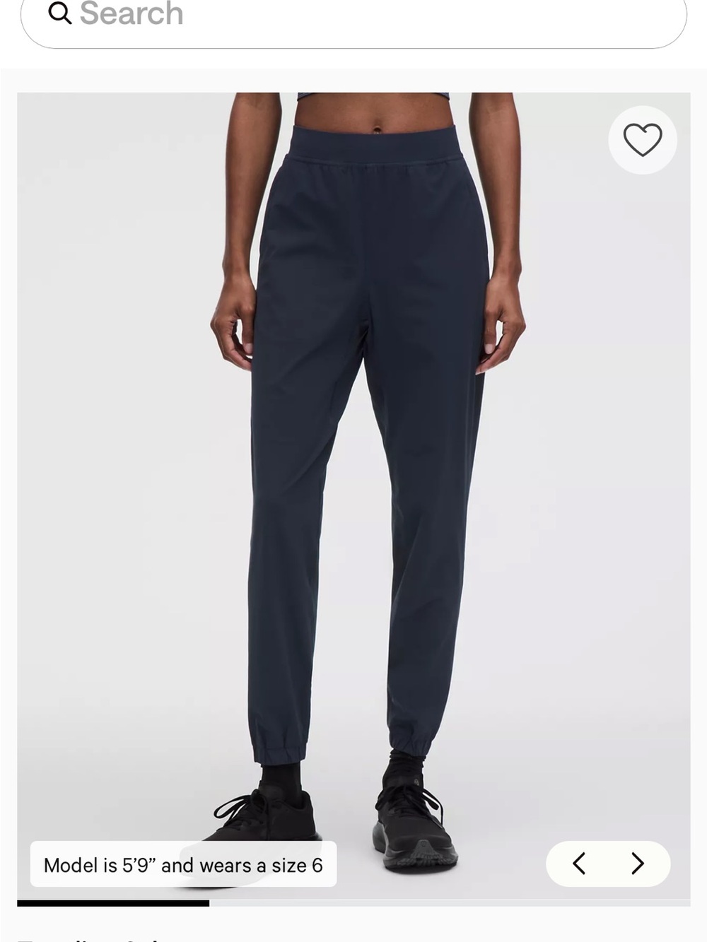 Lululemon Adapted State High-Rise Jogger - Regular Navy